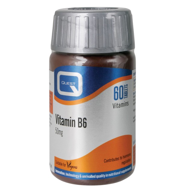 Quest Vitamin B6 50mg 60tabs Quest Vitamin B6 50mg 60tabs