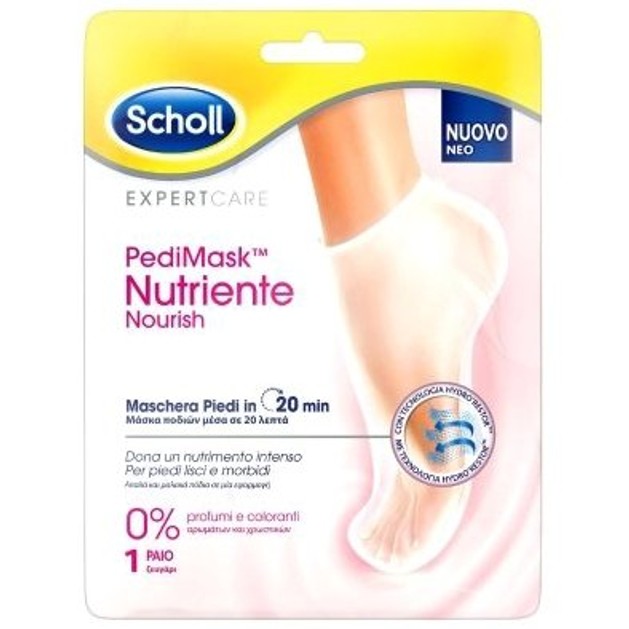 Dr Scholl Expertcare Pedimask Nourish 0% Perfume Ενυδατική Μάσκα Ποδιού Χωρίς Άρωμα 1 Ζευγάρι Dr Scholl Expertcare Pedimask Nourish 0% Perfume Ενυδατική Μάσκα Ποδιού Χωρίς Άρωμα 1 Ζευγάρι