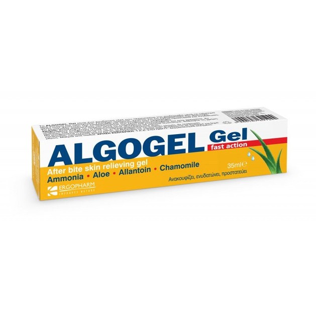 Algogel After Bite Skin Relieving Gel Fast Action Ενυδατικό Gel με Αμμωνία, Ανακουφίζει & Προστατεύει από τα Τσιμπήματα 35ml Algogel After Bite Skin Relieving Gel Fast Action Ενυδατικό Gel με Αμμωνία, Ανακουφίζει & Προστατεύει από τα Τσιμπήματα 35ml