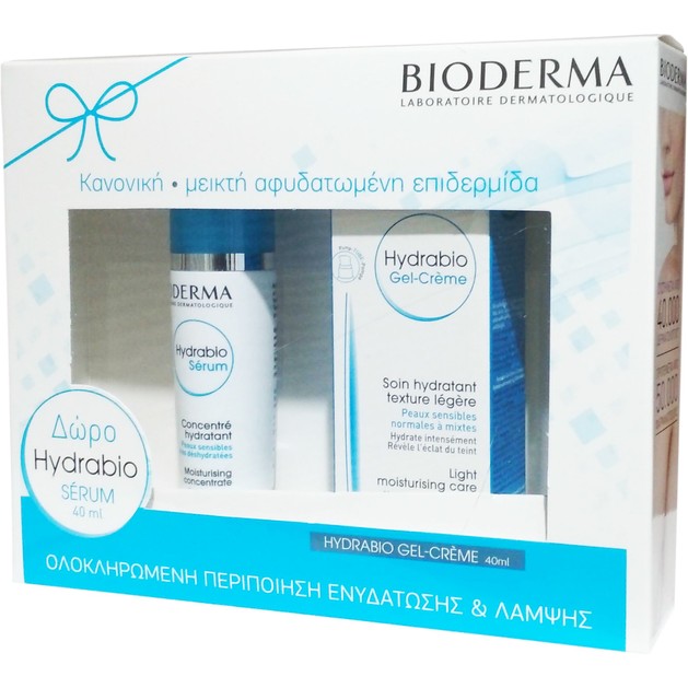 Bioderma Πακέτο Προσφοράς Hydrabio Gel Creme Ενυδάτωση για Κανονική Μικτή Αφυδατωμένη Επιδερμίδα 40ml & Δώρο Hydrabio Serum 40ml Bioderma Πακέτο Προσφοράς Hydrabio Gel Creme Ενυδάτωση για Κανονική Μικτή Αφυδατωμένη Επιδερμίδα 40ml & Δώρο Hydrabio Serum 40ml