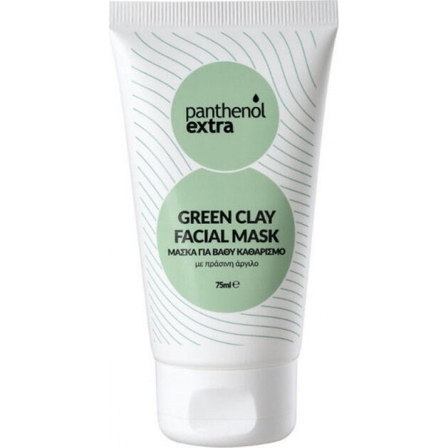 Panthenol Extra Green Clay Facial Mask Μάσκα Προσώπου για Βαθύ Καθαρισμό με Πράσινο Άργιλο 75ml Panthenol Extra Green Clay Facial Mask Μάσκα Προσώπου για Βαθύ Καθαρισμό με Πράσινο Άργιλο 75ml