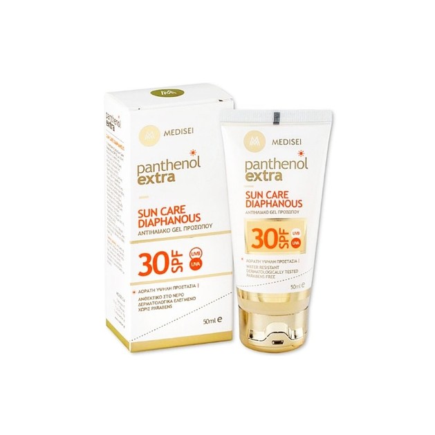 Panthenol Extra Sun Care Diaphanous Spf30 Αντηλιακή Κρέμα Τζελ Προσώπου 50ml Panthenol Extra Sun Care Diaphanous Spf30 Αντηλιακή Κρέμα Τζελ Προσώπου 50ml