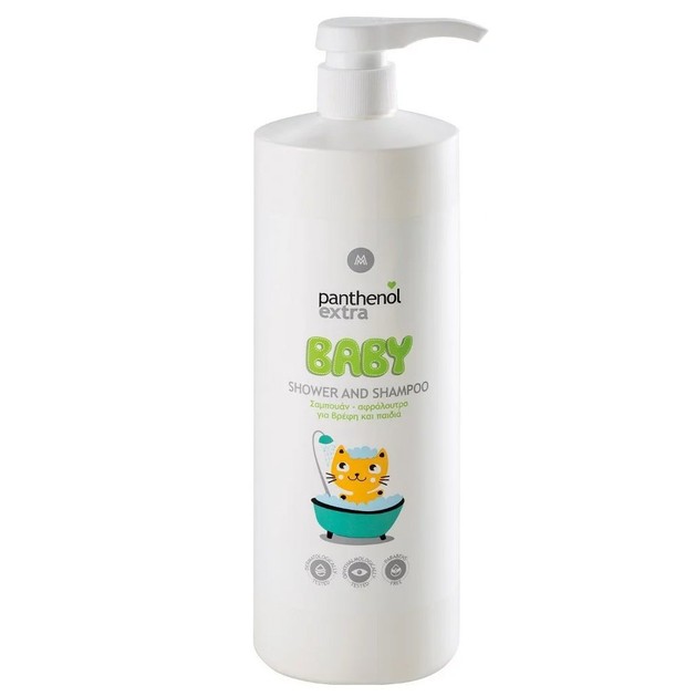 Medisei Panthenol Extra Baby Shower & Shampoo Σαμπουάν-Αφρόλουτρο για Βρέφη και Παιδιά, Κατάλληλο για Καθημερινή Χρήση 1Lt Medisei Panthenol Extra Baby Shower & Shampoo Σαμπουάν-Αφρόλουτρο για Βρέφη και Παιδιά, Κατάλληλο για Καθημερινή Χρήση 1Lt