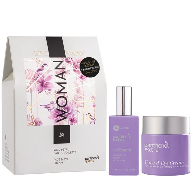 Medisei Panthenol Extra Πακέτο Προσφοράς Gift Away Woman Wild Petal Eau De Toilette 50ml & Δώρο Face & Eye Cream Limited Edition 100ml Medisei Panthenol Extra Πακέτο Προσφοράς Gift Away Woman Wild Petal Eau De Toilette 50ml & Δώρο Face & Eye Cream Limited Edition 100ml
