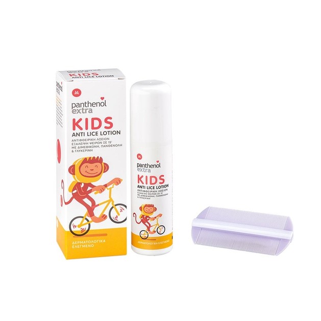 Panthenol Extra Kids Anti-Lice Lotion Παιδική Αντιφθειρική Λοσιόν 125ml & Χτενάκι 1 Τεμάχιο Panthenol Extra Kids Anti-Lice Lotion Παιδική Αντιφθειρική Λοσιόν 125ml & Χτενάκι 1 Τεμάχιο
