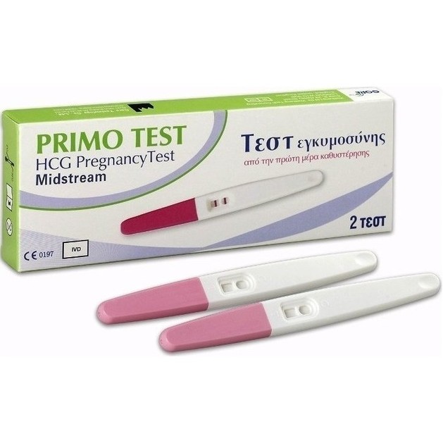 Medisei Primo Test Τεστ Εγκυμοσύνης 2τμχ Medisei Primo Test Τεστ Εγκυμοσύνης 2τμχ