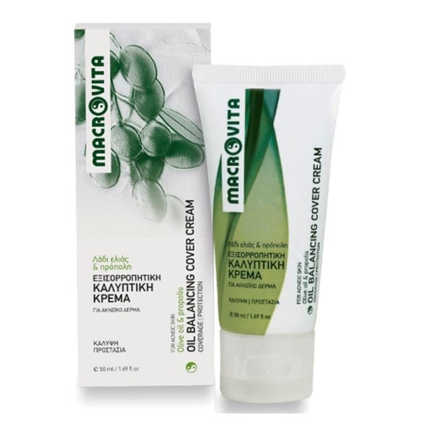 Macrovita Oil Balancing Cover Cream Εξισορροπητική Καλυπτική Κρέμα 50ml Macrovita Oil Balancing Cover Cream Εξισορροπητική Καλυπτική Κρέμα 50ml