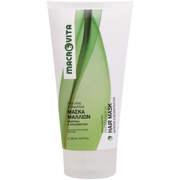 Macrovita Nutritive & Reconstructive Hair Mask with Olive Oil & Laurel Oil 150ml Macrovita Nutritive & Reconstructive Hair Mask with Olive Oil & Laurel Oil 150ml