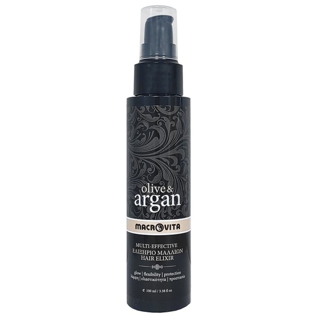 Macrovita Olive & Argan Multi-Effective Hair Elixir Ελιξήριο για Λάμψη, Ελαστικότητα & Προστασία στα Μαλλιά 100ml Macrovita Olive & Argan Multi-Effective Hair Elixir Ελιξήριο για Λάμψη, Ελαστικότητα & Προστασία στα Μαλλιά 100ml