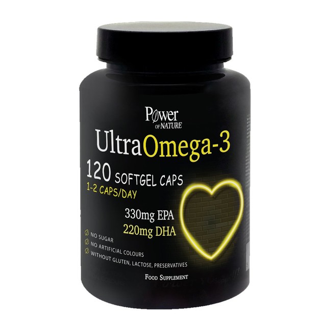 Power of Nature Ultra Omega-3, 120softgels Power of Nature Ultra Omega-3, 120softgels