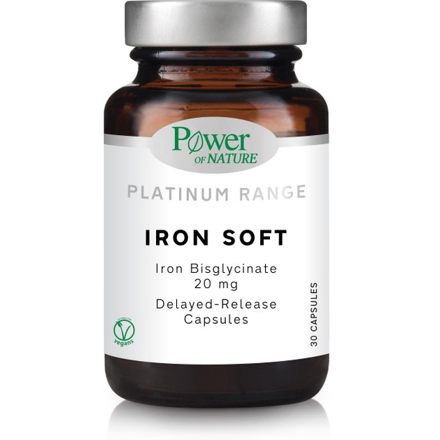 Power of Nature Platinum Range Iron Soft 30 Caps Power of Nature Platinum Range Iron Soft 30 Caps