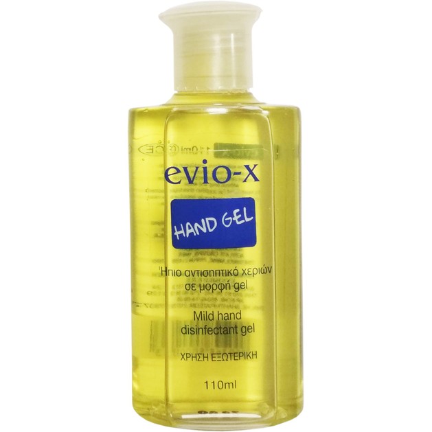 Evio-x Hand Gel Ήπιο Αντισηπτικό Χεριών σε Μορφή Gel 110ml Evio-x Hand Gel Ήπιο Αντισηπτικό Χεριών σε Μορφή Gel 110ml
