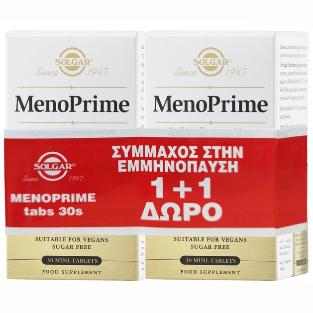 Solgar Πακέτο Προσφοράς MenoPrime 2x30 Mini Tablets Solgar Πακέτο Προσφοράς MenoPrime 2x30 Mini Tablets