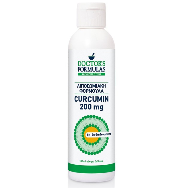 Doctor\'s Formulas Λιποσωμιακή Curcumin 200mg 180ml Doctor\'s Formulas Λιποσωμιακή Curcumin 200mg 180ml