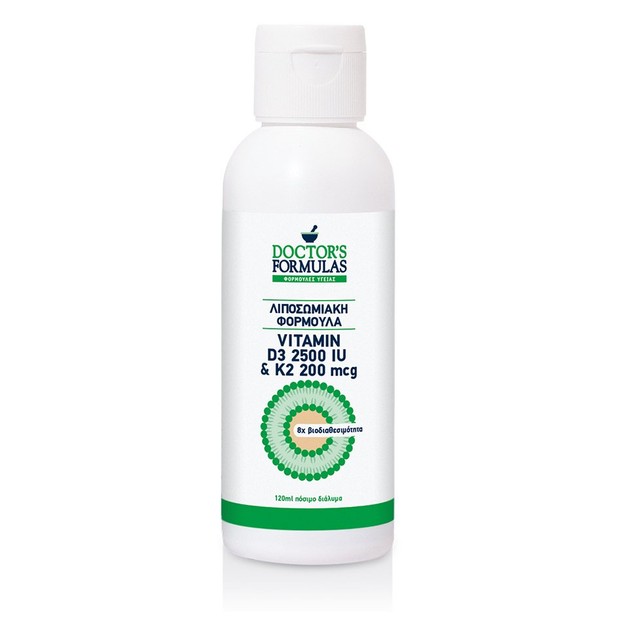 Doctor\'s Formulas Vitamin D3 2500 IU & K2 200mcg 120ml Doctor\'s Formulas Vitamin D3 2500 IU & K2 200mcg 120ml