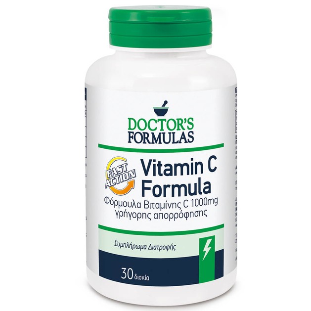 Doctor\'s Formulas Vitamin C 1000mg Formula Fast Action 30caps Doctor\'s Formulas Vitamin C 1000mg Formula Fast Action 30caps