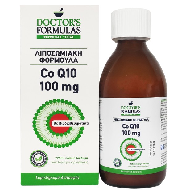 Doctor\'s Formulas Co Q10 100mg Λιποσωμιακή Φόρμουλα 225ml Doctor\'s Formulas Co Q10 100mg Λιποσωμιακή Φόρμουλα 225ml