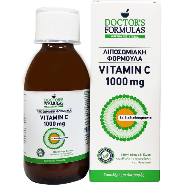 Doctor\'s Formulas Λιποσωμιακή Vitamin C 1000 mg 150ml Doctor\'s Formulas Λιποσωμιακή Vitamin C 1000 mg 150ml