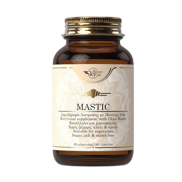 Sky Premium Life Mastic 175mg Συμπλήρωμα Διατροφής με Ελληνική Μαστίχα Χίου 60 Vegcaps Sky Premium Life Mastic 175mg Συμπλήρωμα Διατροφής με Ελληνική Μαστίχα Χίου 60 Vegcaps