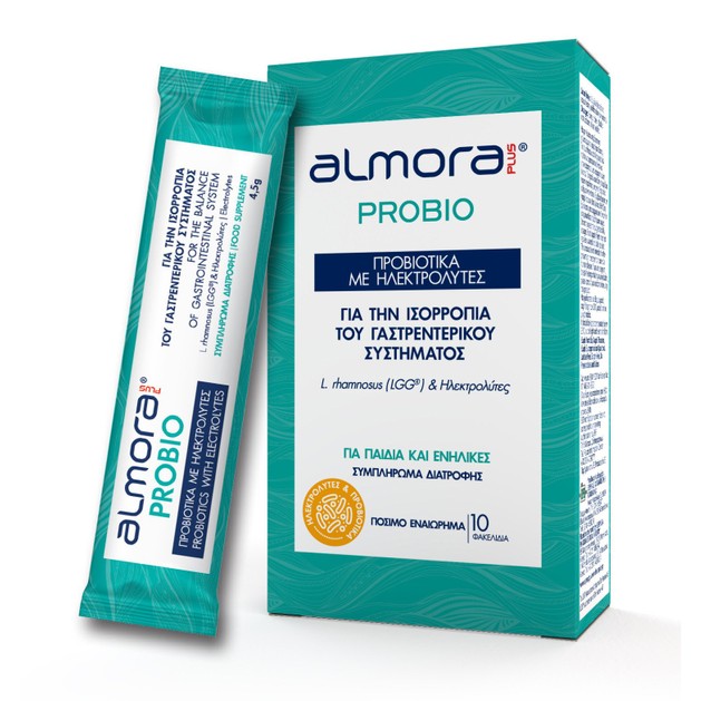 Almora Plus Probio Συμπλήρωμα Διατροφής Προβιοτικών με Ηλεκτρολύτες για την Ισορροπία του Γαστρεντερικού Συστήματος 10 Oral.Sach Almora Plus Probio Συμπλήρωμα Διατροφής Προβιοτικών με Ηλεκτρολύτες για την Ισορροπία του Γαστρεντερικού Συστήματος 10 Oral.Sach