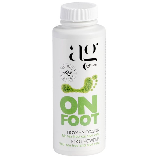 AgPharm on Foot Tea Tree & Aloe Vera Foot Powder 100ml AgPharm on Foot Tea Tree & Aloe Vera Foot Powder 100ml