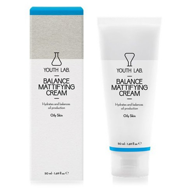 YOUTH LAB. Balance Mattifying Cream Oily Skin Ρυθμιστική, Αντιοξειδωτική Ενυδατική Κρέμα για Λιπαρό Δέρμα με Τάση Ακμής 50ml YOUTH LAB. Balance Mattifying Cream Oily Skin Ρυθμιστική, Αντιοξειδωτική Ενυδατική Κρέμα για Λιπαρό Δέρμα με Τάση Ακμής 50ml