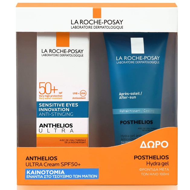 La Roche-Posay Πακέτο Προσφοράς Anthelios Ultra Sensitive Eyes Innovation Cream Spf50+ 50ml & Δώρο Posthelios After Sun 100ml La Roche-Posay Πακέτο Προσφοράς Anthelios Ultra Sensitive Eyes Innovation Cream Spf50+ 50ml & Δώρο Posthelios After Sun 100ml