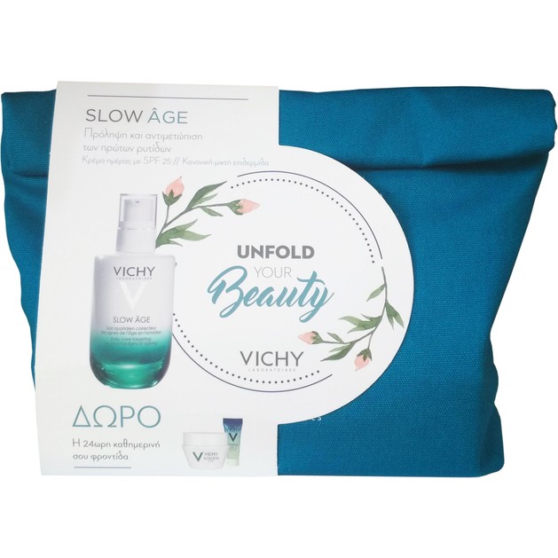 Vichy Πακέτο Προσφοράς Slow Age Spf25 για Κανονική/Μικτή Επιδερμίδα, 50ml & Δώρο Slow Age Night 15ml,Mineral 89,4ml Vichy Πακέτο Προσφοράς Slow Age Spf25 για Κανονική/Μικτή Επιδερμίδα, 50ml & Δώρο Slow Age Night 15ml,Mineral 89,4ml