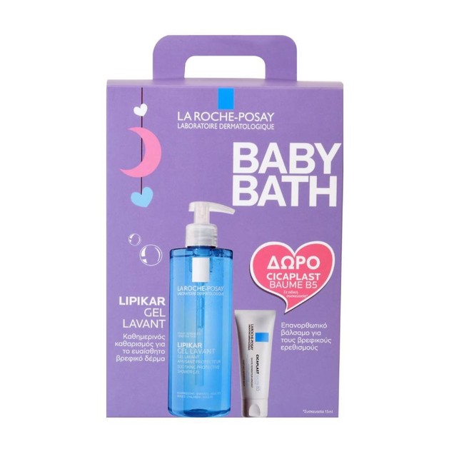 La Roche-Posay Πακέτο Προσφοράς Lipikar Gel Lavant για Πρόσωπο & Σώμα 400ml & Δώρο Cicaplast Baume B5, 15ml La Roche-Posay Πακέτο Προσφοράς Lipikar Gel Lavant για Πρόσωπο & Σώμα 400ml & Δώρο Cicaplast Baume B5, 15ml
