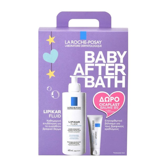 La Roche-Posay Πακέτο Προσφοράς Lipikar Fluide Λεπτόρρευστο Γαλάκτωμα Σώματος 400ml & Δώρο Cicaplast Baume B5, 15ml La Roche-Posay Πακέτο Προσφοράς Lipikar Fluide Λεπτόρρευστο Γαλάκτωμα Σώματος 400ml & Δώρο Cicaplast Baume B5, 15ml