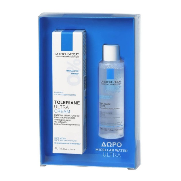 La Roche-Posay Πακέτο Προσφοράς Toleriane Ultra Face Cream 40ml & Δώρο Micellar Water Ultra για Πρόσωπο - Μάτια - Χείλη 50ml La Roche-Posay Πακέτο Προσφοράς Toleriane Ultra Face Cream 40ml & Δώρο Micellar Water Ultra για Πρόσωπο - Μάτια - Χείλη 50ml