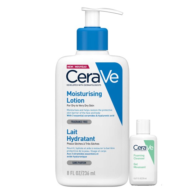 CeraVe Πακέτο Προσφοράς Moisturising Lotion Ενυδατικό Γαλάκτωμα Προσώπου-Σώματος 236m &Δώρο Foaming Cleanser Gel Καθαρισμού 20ml CeraVe Πακέτο Προσφοράς Moisturising Lotion Ενυδατικό Γαλάκτωμα Προσώπου-Σώματος 236m &Δώρο Foaming Cleanser Gel Καθαρισμού 20ml