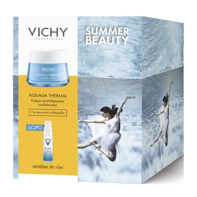 Vichy Πακέτο Προσφοράς Aqualia Thermal Legere Rehydrating Cream για Κανονική Επιδερμίδα 50ml & Δώρο Mineral 89 Booster 10ml Vichy Πακέτο Προσφοράς Aqualia Thermal Legere Rehydrating Cream για Κανονική Επιδερμίδα 50ml & Δώρο Mineral 89 Booster 10ml