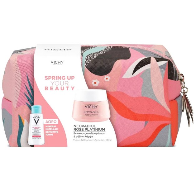 Vichy Promo Spring Up Your Beauty με Neovadiol Rose Platinium 50ml & Mineral Micellar Sensitive 100ml & Νεσεσέρ Vichy Promo Spring Up Your Beauty με Neovadiol Rose Platinium 50ml & Mineral Micellar Sensitive 100ml & Νεσεσέρ