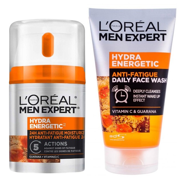 L\'oreal Paris Men Expert Hydra Energetic Πακέτο Προσφοράς Anti-Fatique Moisturizer Cream 50ml & Wake up Effect Face Wash 100ml L\'oreal Paris Men Expert Hydra Energetic Πακέτο Προσφοράς Anti-Fatique Moisturizer Cream 50ml & Wake up Effect Face Wash 100ml