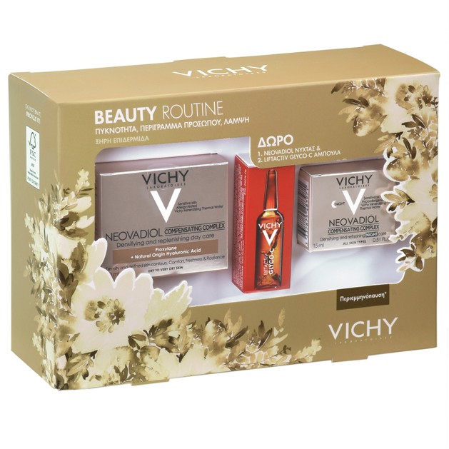 Vichy Promo Beauty Routine Neovadiol Compensating Complex Dry 50ml & Δώρο Liftactiv Glyco-C Night Peel 2ml, Neovadiol Night 15ml Vichy Promo Beauty Routine Neovadiol Compensating Complex Dry 50ml & Δώρο Liftactiv Glyco-C Night Peel 2ml, Neovadiol Night 15ml