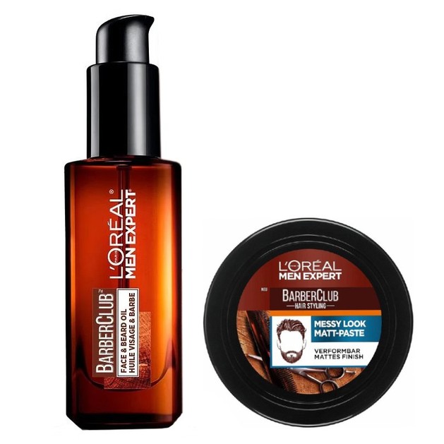 L\'oreal Paris Men Expert Πακέτο Προσφοράς Face & Beard Oil 30ml & Messy Hair Molding Clay 75ml L\'oreal Paris Men Expert Πακέτο Προσφοράς Face & Beard Oil 30ml & Messy Hair Molding Clay 75ml