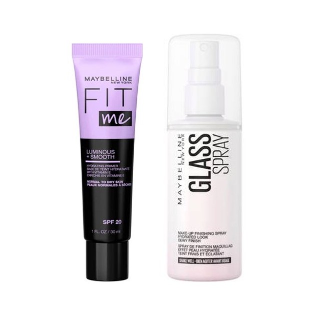 Maybelline Πακέτο Προσφοράς Fit Me Luminous & Smooth Hydrating Primer Spf20, 30ml & Glass Skin Setting Spray 100ml Maybelline Πακέτο Προσφοράς Fit Me Luminous & Smooth Hydrating Primer Spf20, 30ml & Glass Skin Setting Spray 100ml