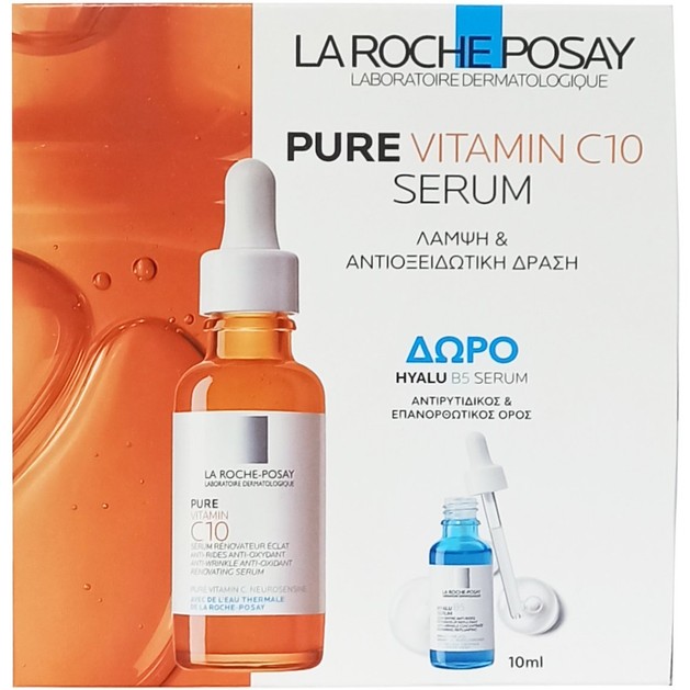 La Roche-Posay Promo Vitamin C10 Serum 30ml & Δώρο Hyalu B5 Serum 10ml La Roche-Posay Promo Vitamin C10 Serum 30ml & Δώρο Hyalu B5 Serum 10ml