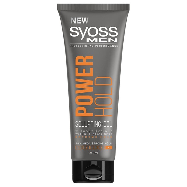 Syoss Men Power Hold Sculpting Gel Επαγγελματικό Gel Μαλλιών για Άνδρες, Extra Δυνατό Κράτημα & Styling Μεγάλης Διάρκειας 250ml Syoss Men Power Hold Sculpting Gel Επαγγελματικό Gel Μαλλιών για Άνδρες, Extra Δυνατό Κράτημα & Styling Μεγάλης Διάρκειας 250ml