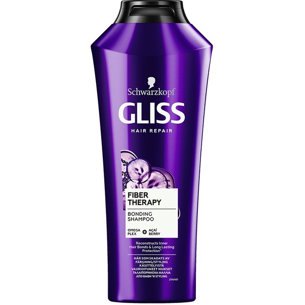 Schwarzkopf Gliss Fiber Therapy Shampoo Σαμπουάν Αναδόμησης για Ταλαιπωρημένα Μαλλιά από Βαφές & Styling 400ml Schwarzkopf Gliss Fiber Therapy Shampoo Σαμπουάν Αναδόμησης για Ταλαιπωρημένα Μαλλιά από Βαφές & Styling 400ml