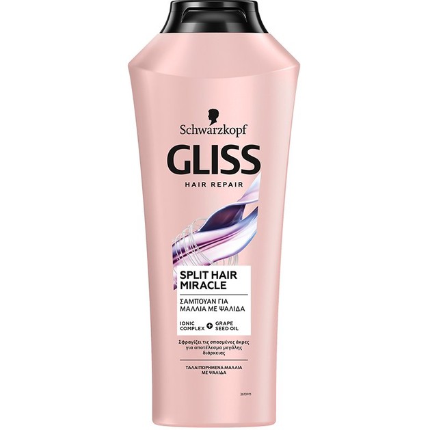 Schwarzkopf Gliss Shampoo Split Hair Miracle Σαμπουάν για Ταλαιπωρημένα Μαλλιά με Ψαλίδα 400ml Schwarzkopf Gliss Shampoo Split Hair Miracle Σαμπουάν για Ταλαιπωρημένα Μαλλιά με Ψαλίδα 400ml