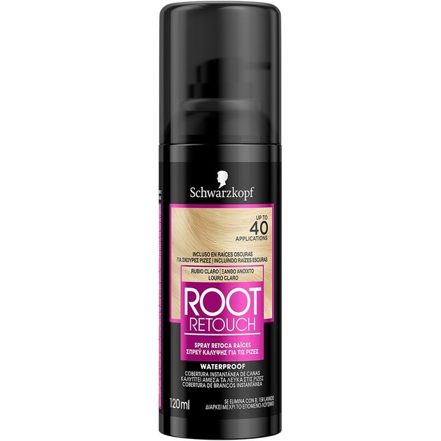 Schwarzkopf Root Retoucher Spray που Καλύπτει τα Λευκά στις Ρίζες, Ξανθό Ανοιχτό 120ml Schwarzkopf Root Retoucher Spray που Καλύπτει τα Λευκά στις Ρίζες, Ξανθό Ανοιχτό 120ml