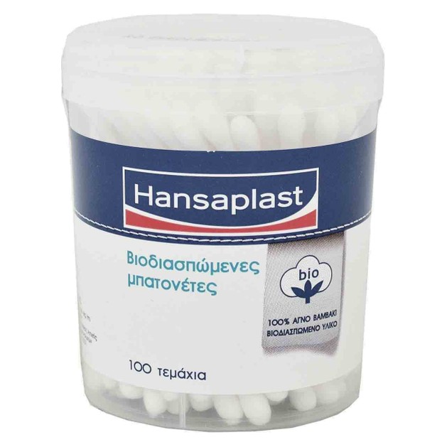 Hansaplast Cotton Buds 100 Τεμάχια Hansaplast Cotton Buds 100 Τεμάχια