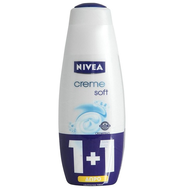 Nivea Πακέτο Προσφοράς Creme Soft Αναζωογονητικό Κρεμώδες Αφρόλουτρο 2x750ml 1+1 Δώρο Nivea Πακέτο Προσφοράς Creme Soft Αναζωογονητικό Κρεμώδες Αφρόλουτρο 2x750ml 1+1 Δώρο