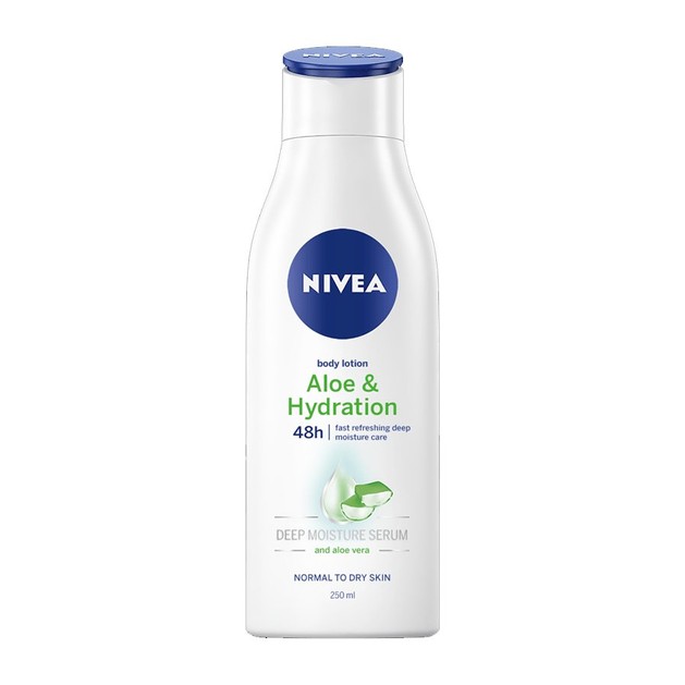 Nivea Body Aloe Hydration Lotion 48h Fast Refreshing Deep Moisture Care 250ml Nivea Body Aloe Hydration Lotion 48h Fast Refreshing Deep Moisture Care 250ml
