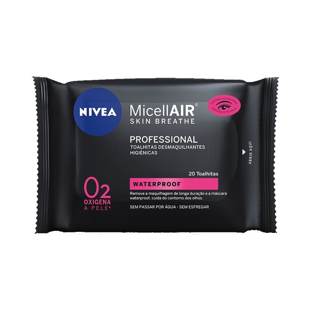 Nivea MicellAIR Professional Eye Make up Remover Wipes, 20 wipes Nivea MicellAIR Professional Eye Make up Remover Wipes, 20 wipes