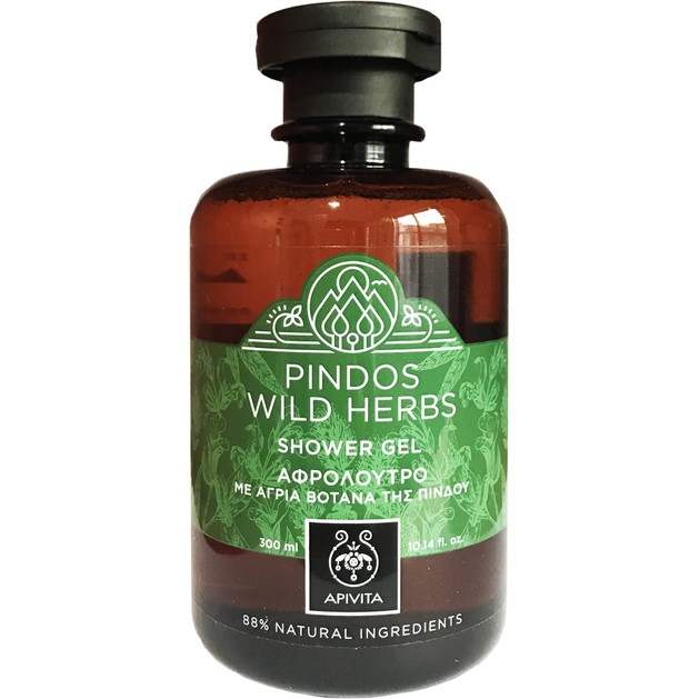 Apivita Pindos Wild Herbs Shower Gel 300ml Apivita Pindos Wild Herbs Shower Gel 300ml