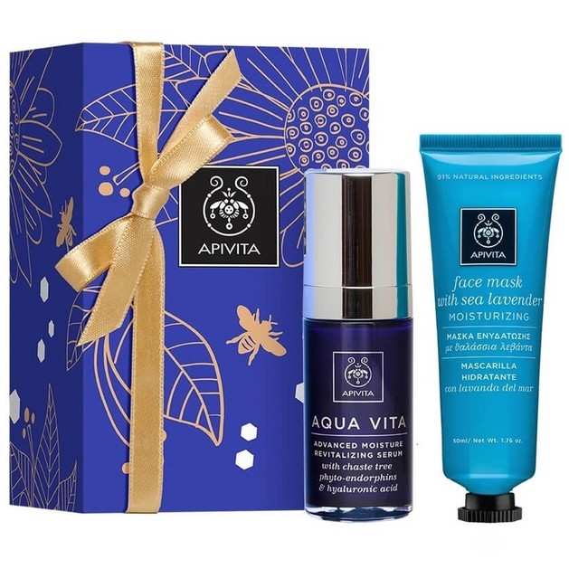 Apivita Πακέτο Προσφοράς Aqua Vita Serum 30ml & Δώρο Moisturizing Face Mask With Sea Lavender 50ml Apivita Πακέτο Προσφοράς Aqua Vita Serum 30ml & Δώρο Moisturizing Face Mask With Sea Lavender 50ml