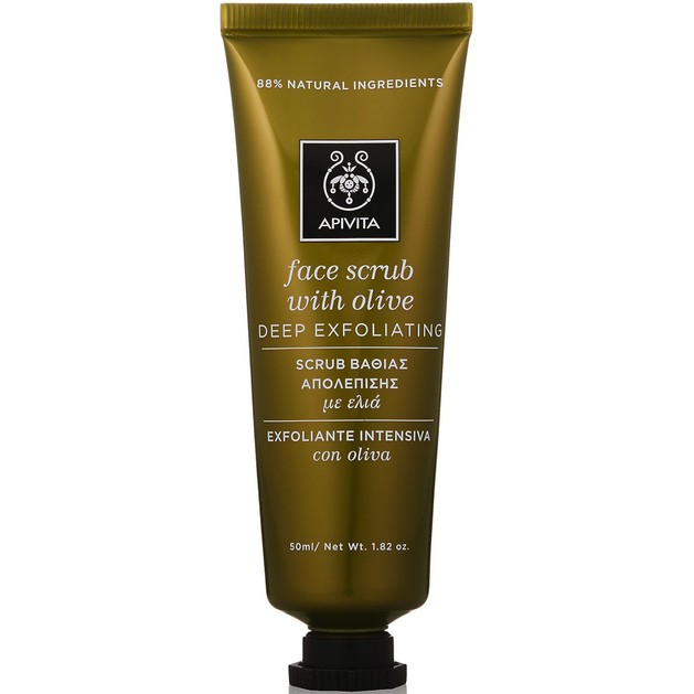 Apivita Face Scrub With Olive Scrub Βαθιάς Απολέπισης με Ελιά, Ιδανικό για Λιπαρές/Μικτές Επιδερμίδες, Άνδρες & Έφηβους 50ml Apivita Face Scrub With Olive Scrub Βαθιάς Απολέπισης με Ελιά, Ιδανικό για Λιπαρές/Μικτές Επιδερμίδες, Άνδρες & Έφηβους 50ml
